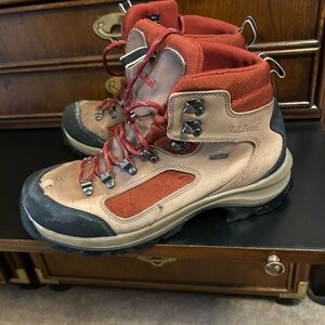 L.L. Bean Red and Black Men's Shoes